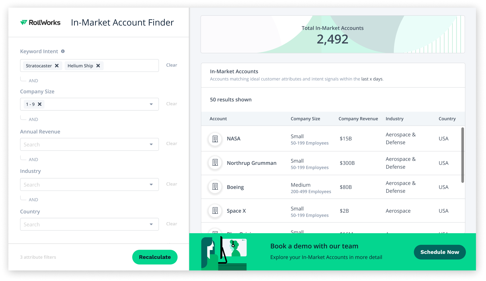 Redesigned Buyer Builder interface