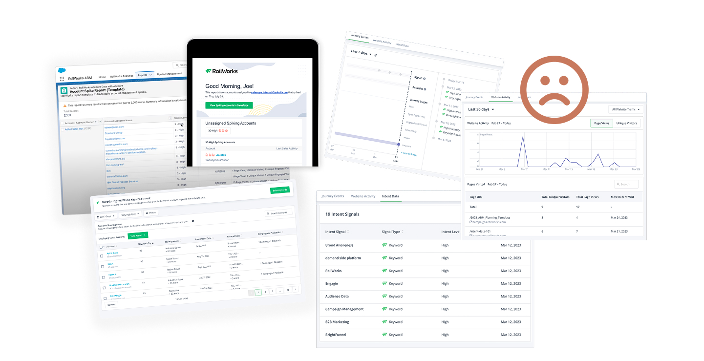 The previous fragmented Sales Insights workflow